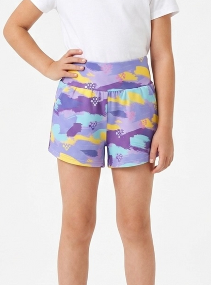 Colorful short purple