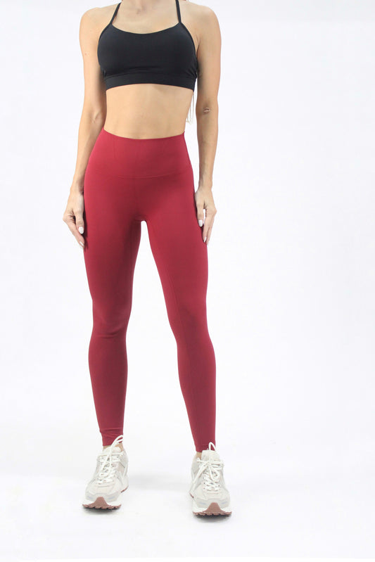 Basic legging 2 Cherry