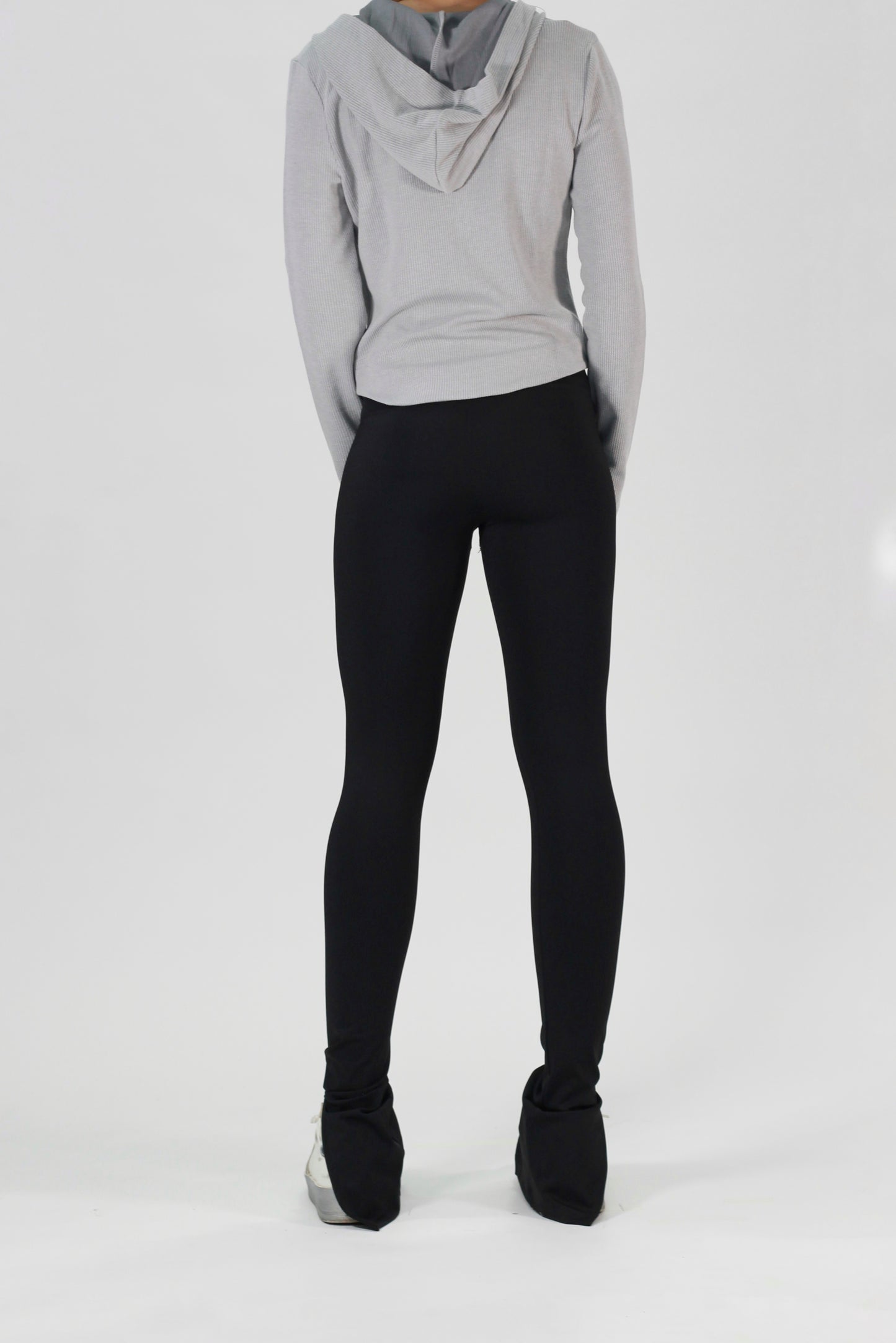 Rib sweater gray