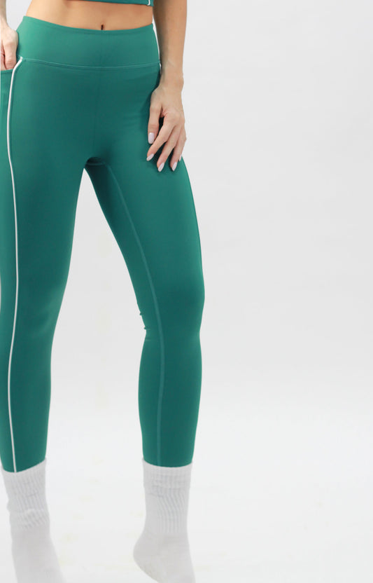 Sporty legging green