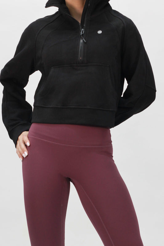 Zip Sweater black