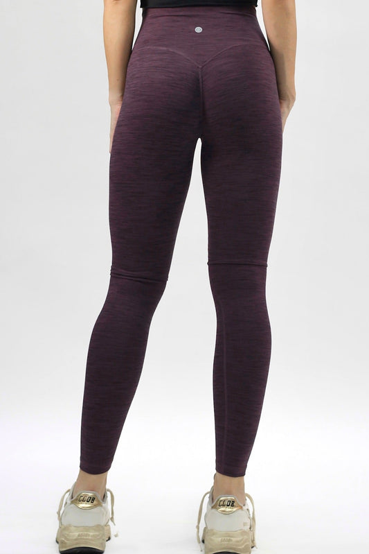 Stripe legging vino