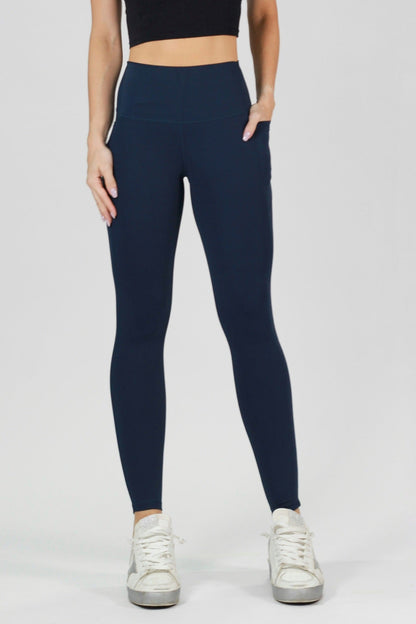 Navy Basic Legging con bolsillo