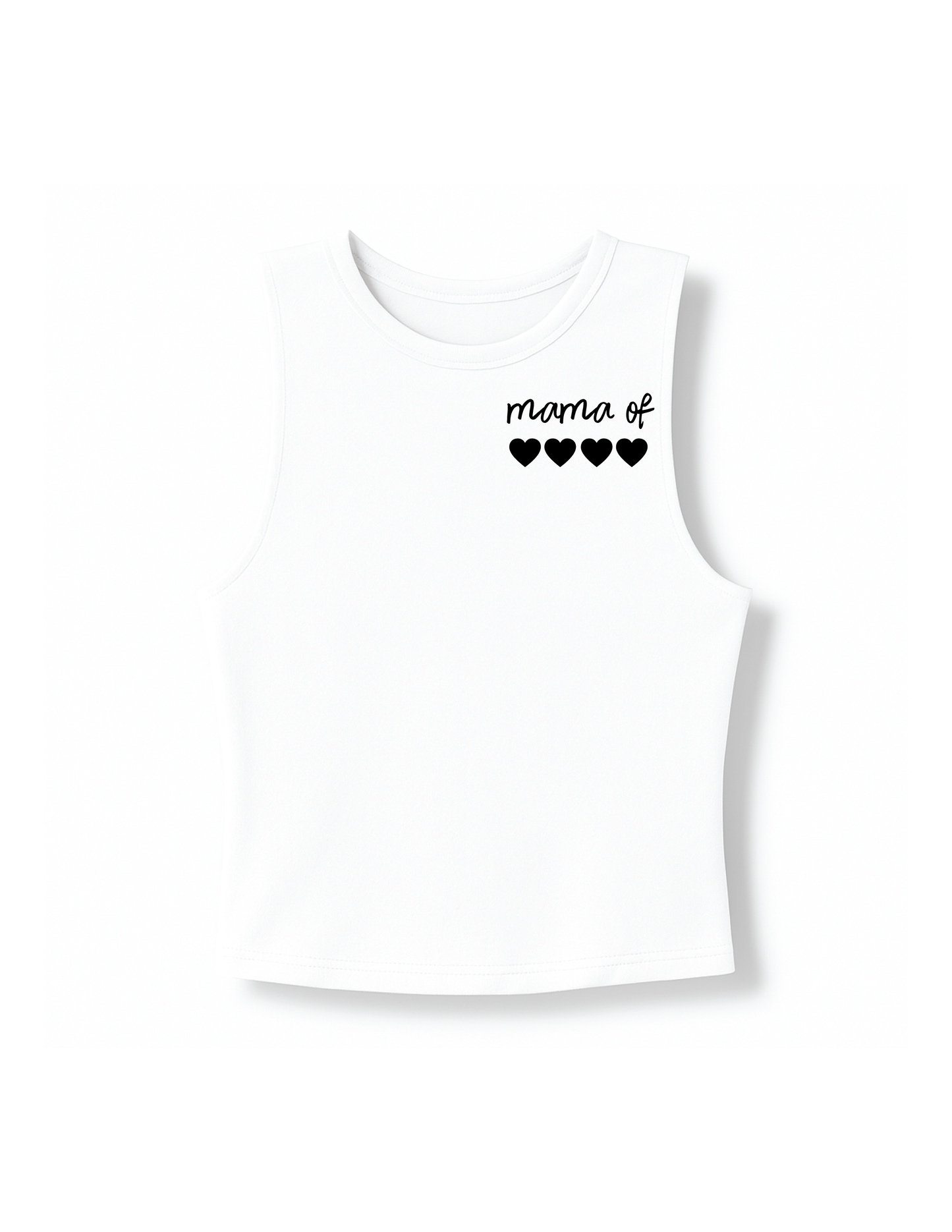 Mama of (#) logo t-shirt
