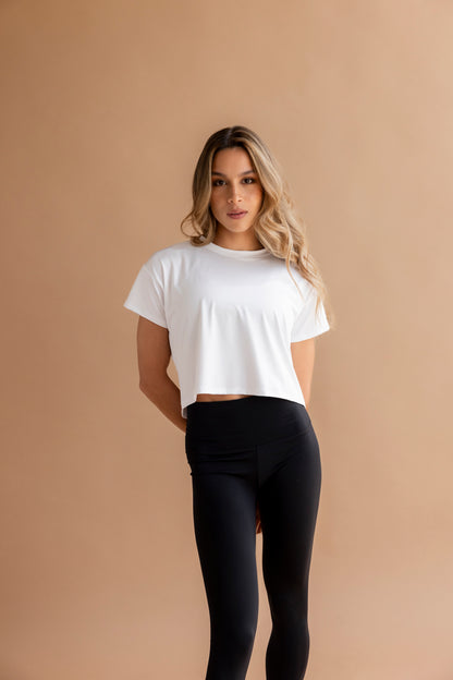 Crop t-shirt white