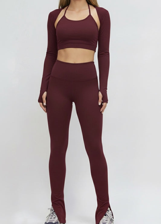 Sleeves Split flare vino (1pc)