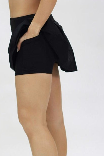 Mini Tennis Skirt athletic black