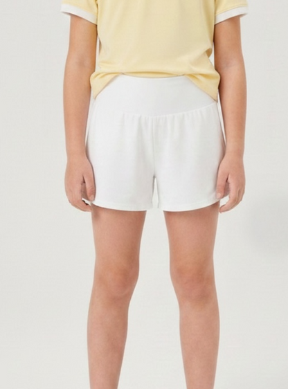2in1 short white