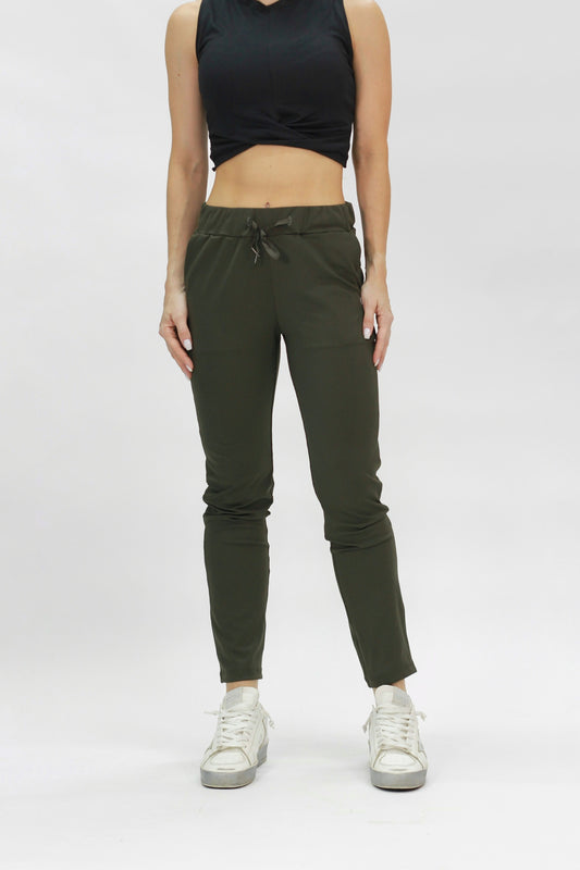Skinny jogger green
