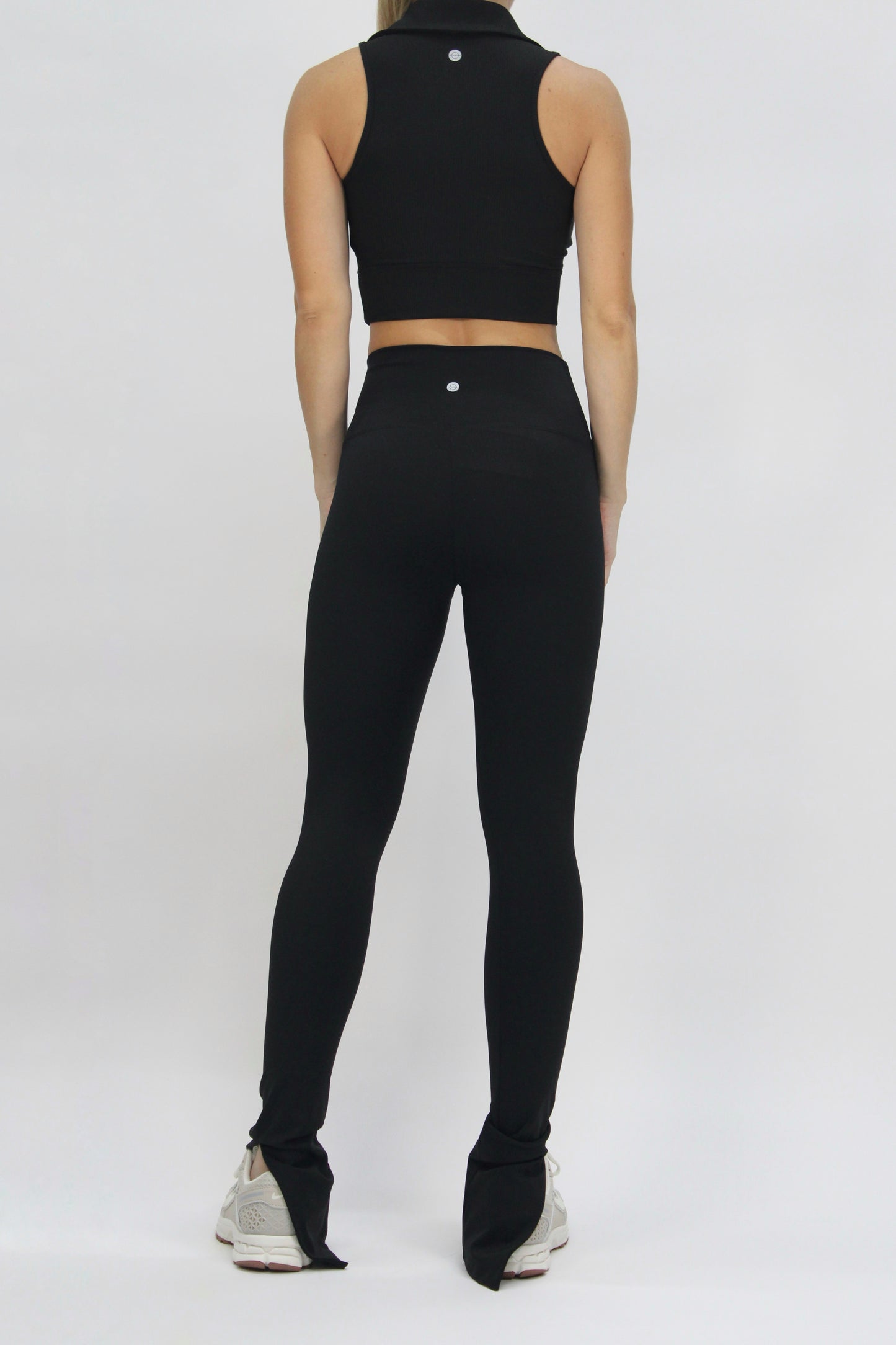 Collar Top Rib Black