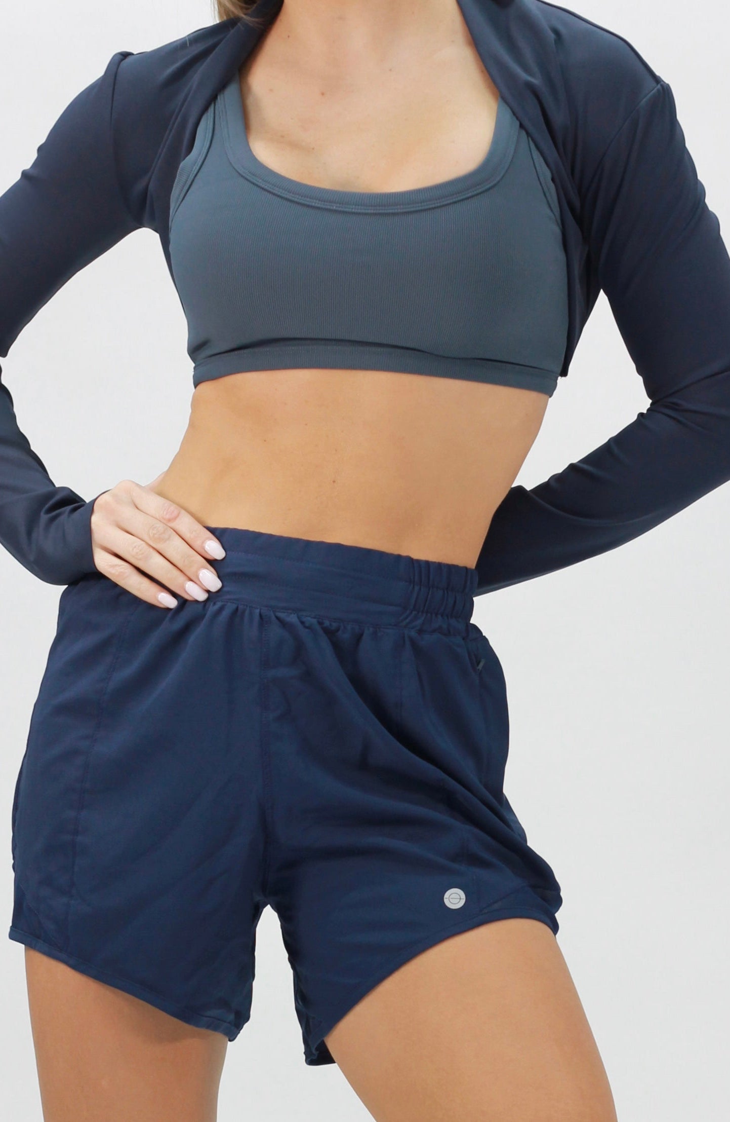 Basic rib top blue