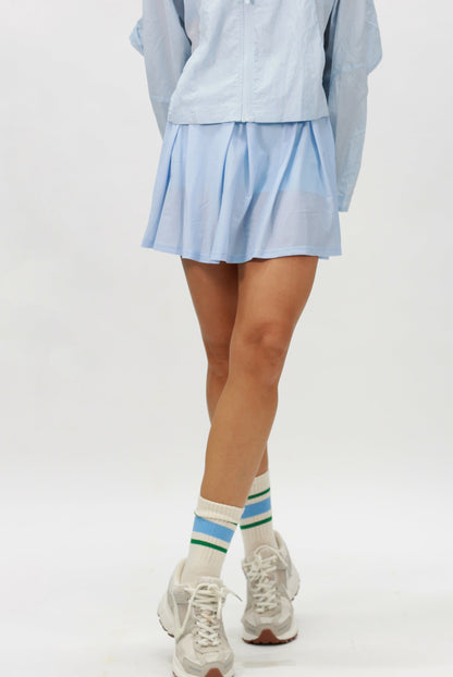 Baby blue skirt