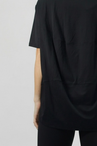 oversized basic shirt black