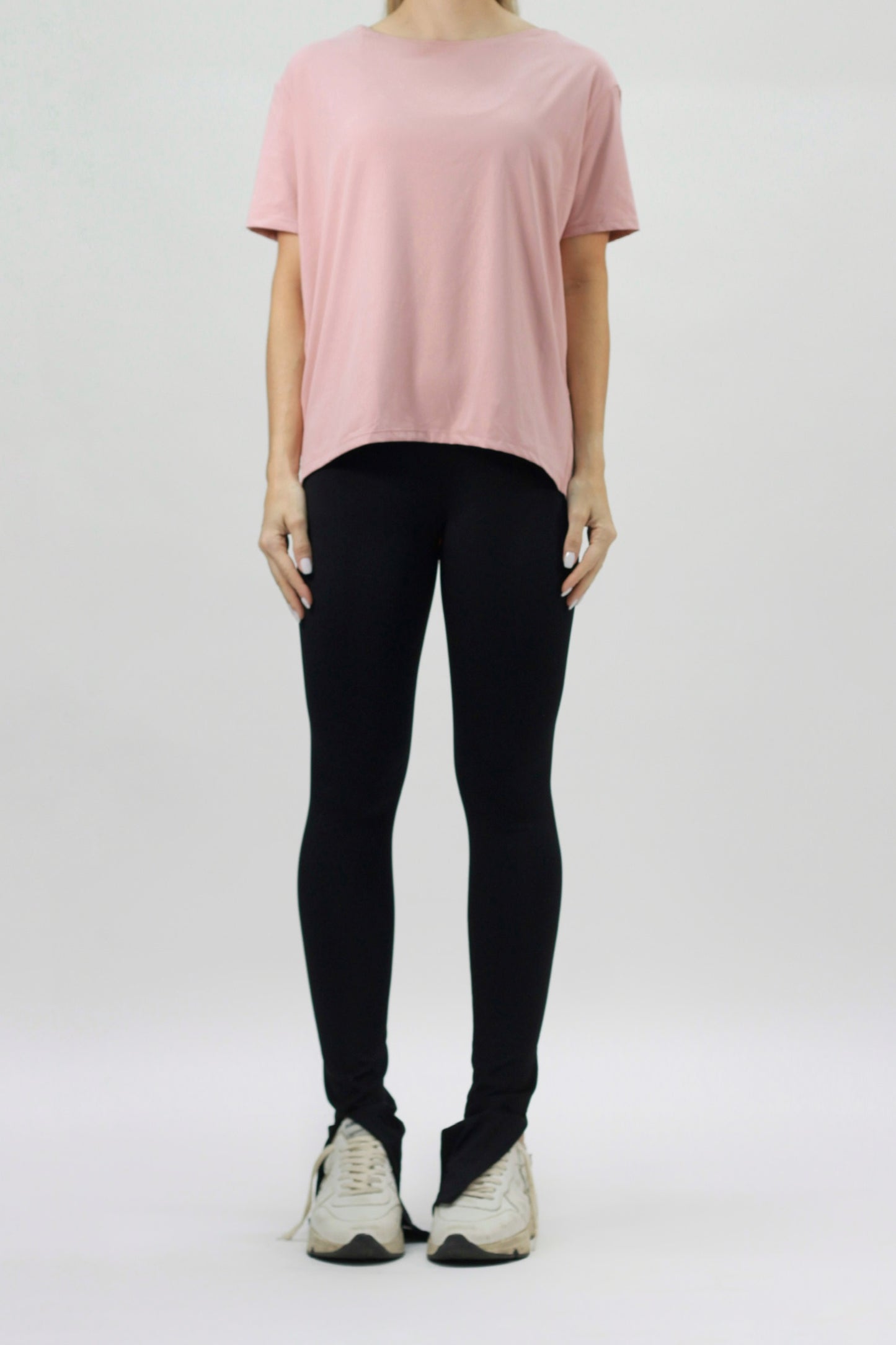 Oversized basic shirt rose