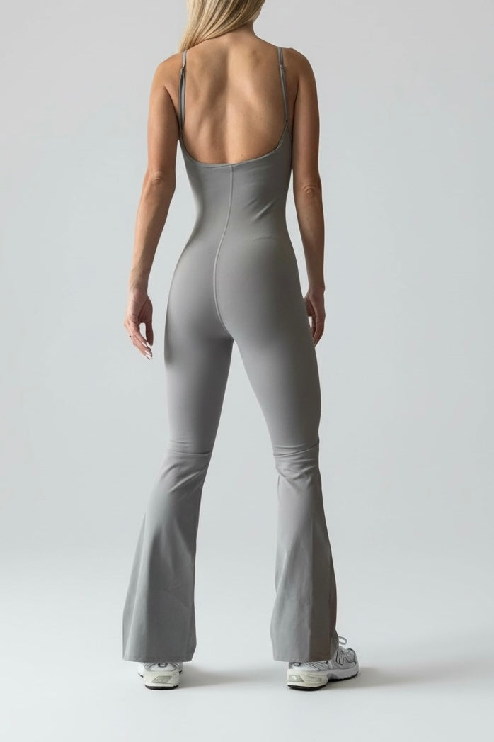 Flare Jumpsuit legging gray