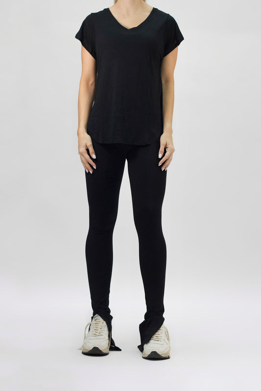 Soft basic shirt black