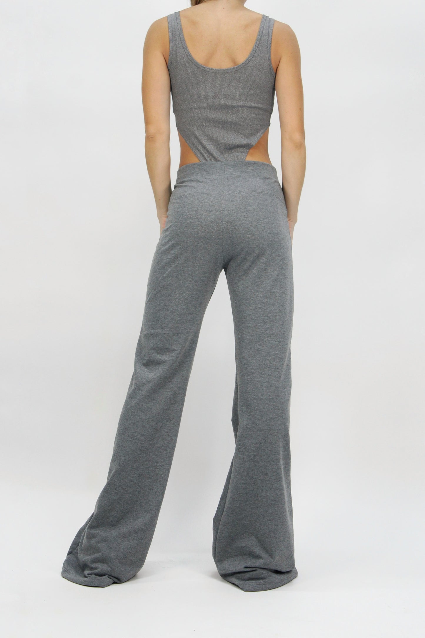 Flare jogger gray