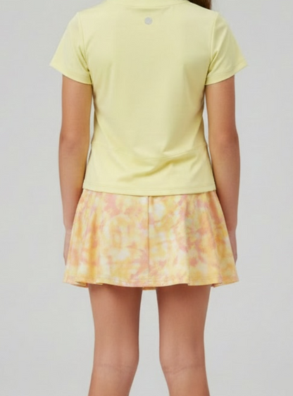 Tie-dye yellow skirt