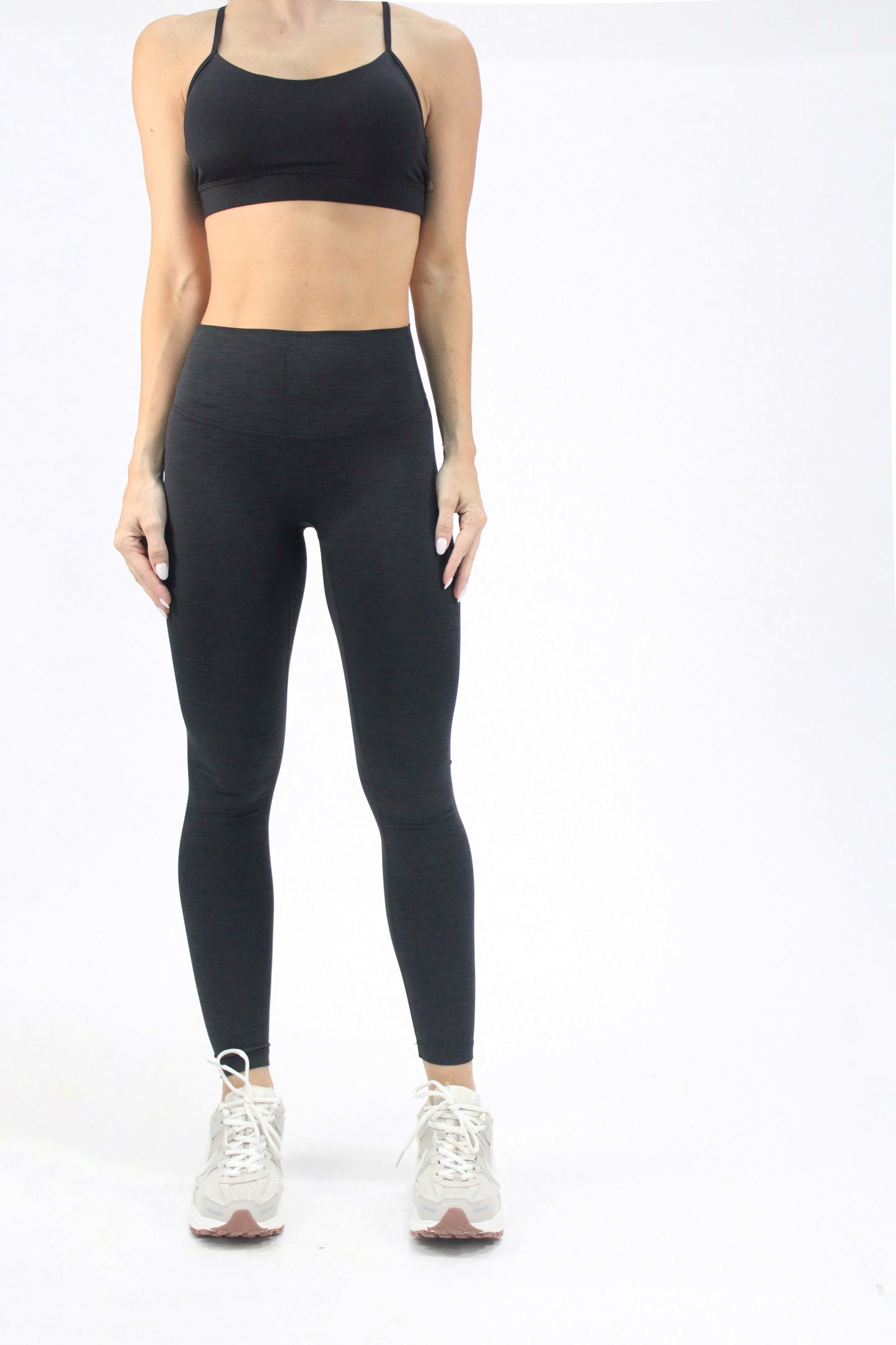 Stripe legging black