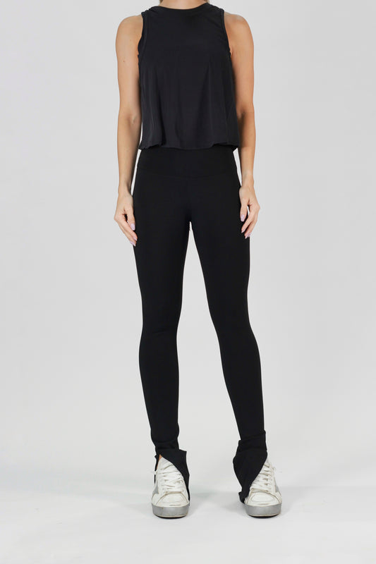 Pleated  Basic Shirt  Black