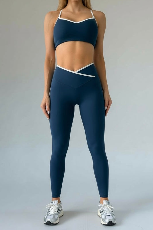 V sporty set navy