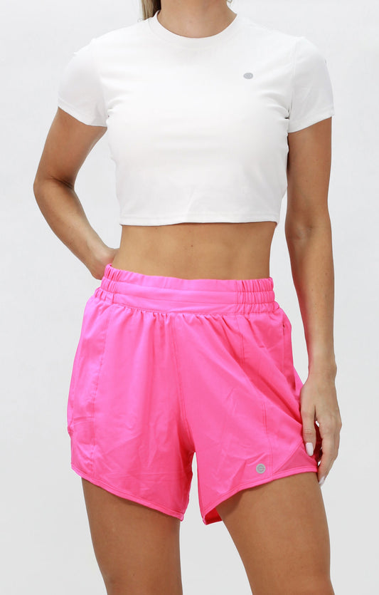 Fitted crop shirt white