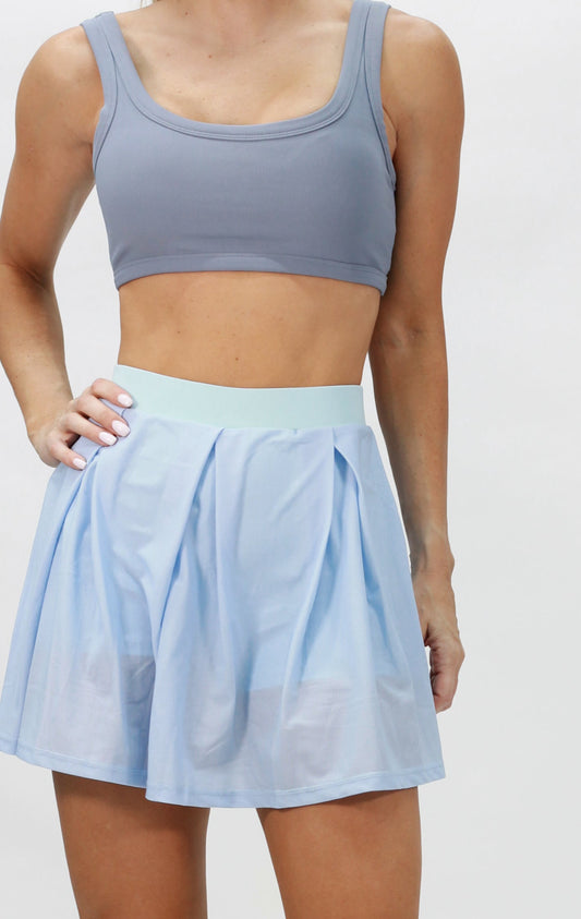 Basic rib top blue
