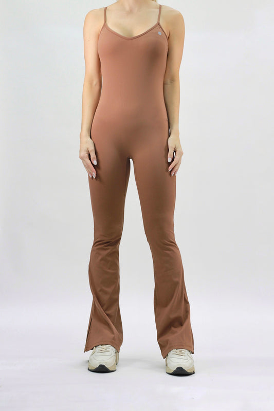 Jumpsuit 10 tan legging