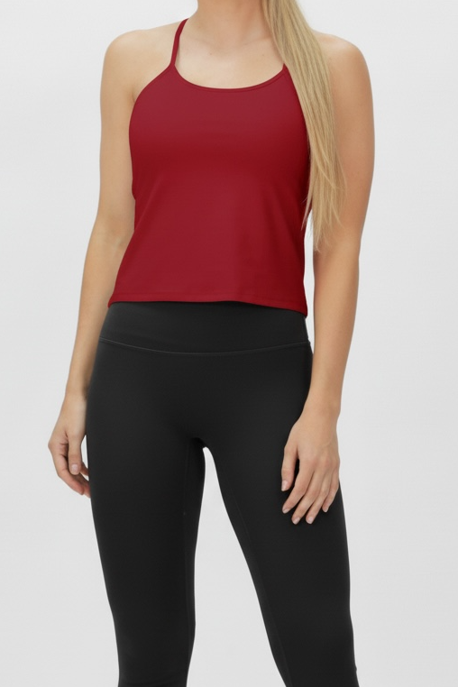 Yoga shirt cherry
