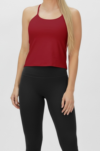 Yoga shirt cherry