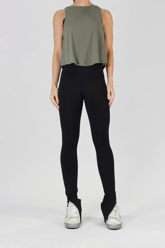 Pleated Basic Shirt Green