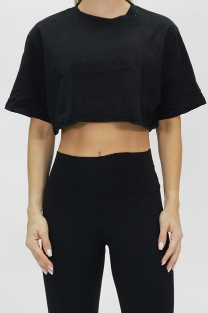 Shortie Basic Shirt black