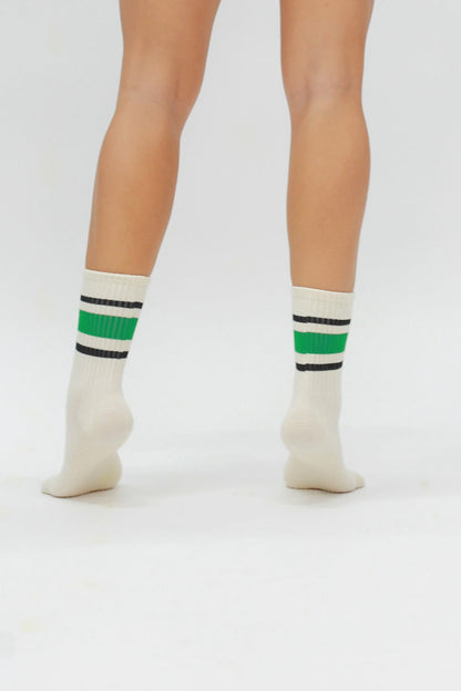 The Grip socks / green&black