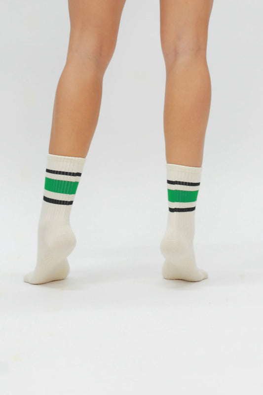 The Grip socks / green&black
