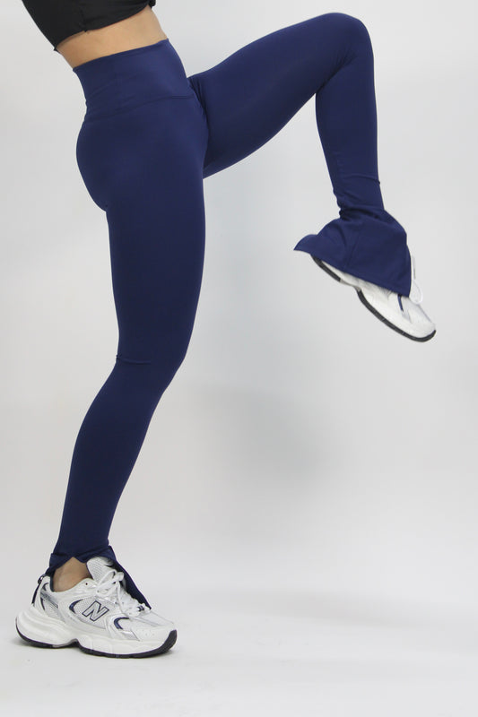 Split Flare Legging bright blue