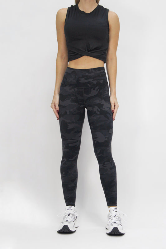 Black Camo Legging