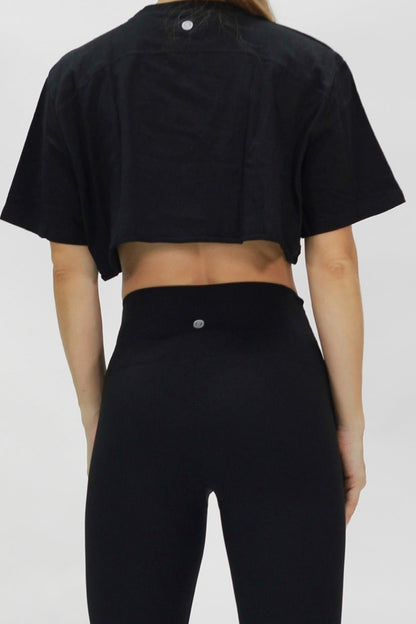 Shortie Basic Shirt black