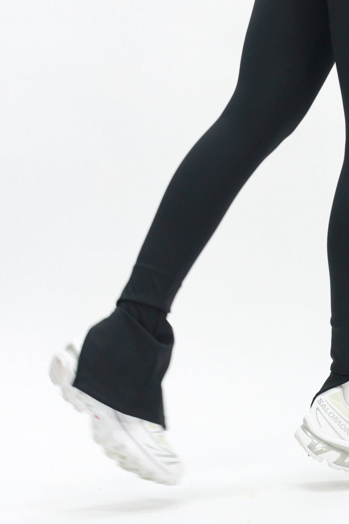 Split Flare Legging Black