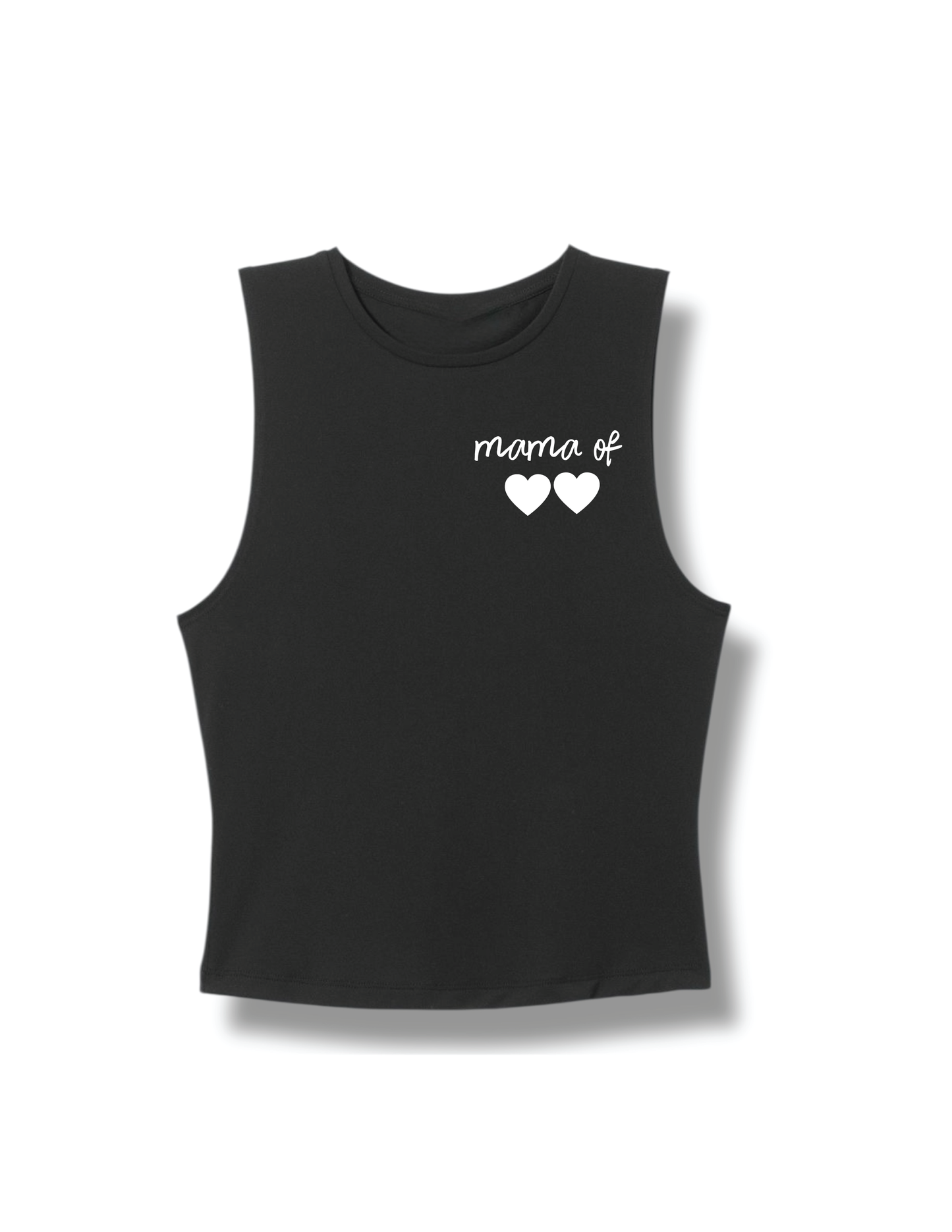 Mama of (#) logo t-shirt