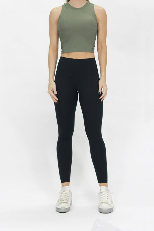 Rib Basic shirt army green