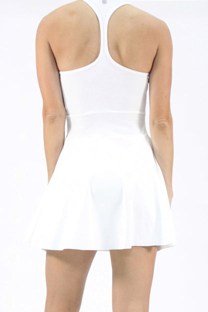Varsity dress 1 white