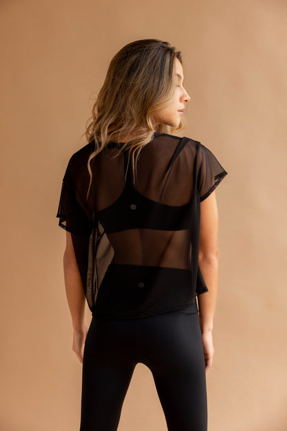 The mesh black