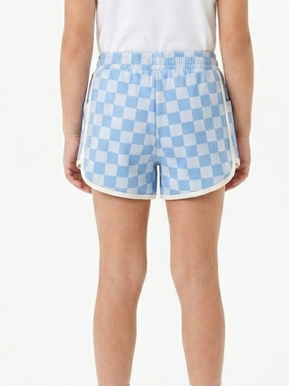 Chess short blue