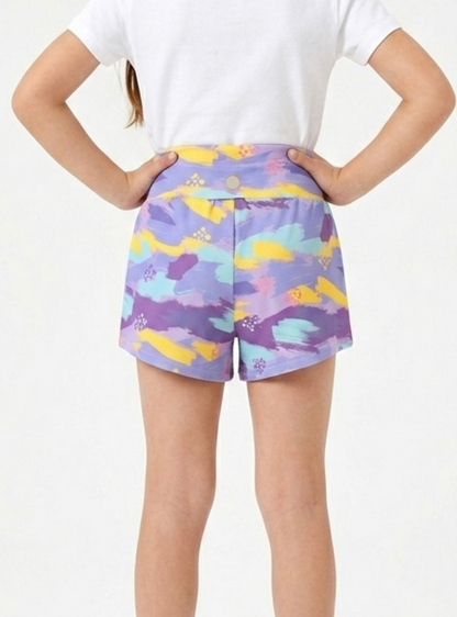 Colorful short purple