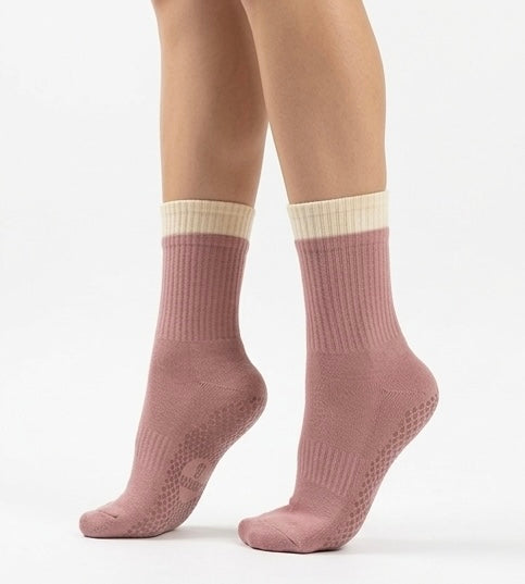 The Grip socks duo / pink