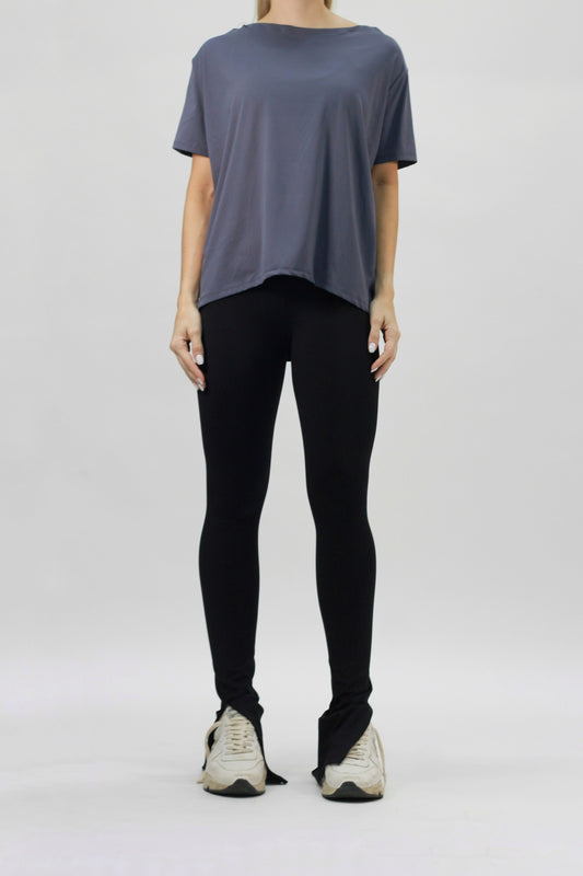Oversized basic shirt gray
