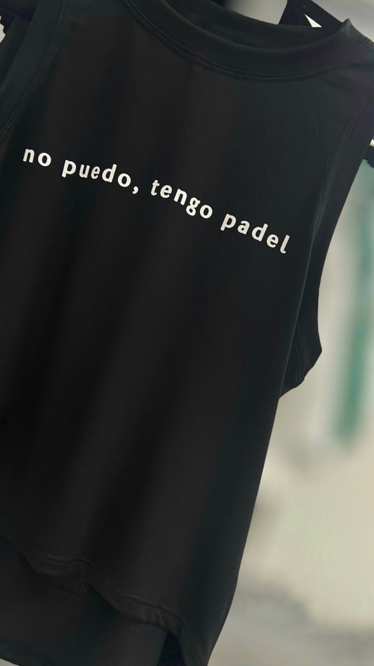 No puedo, tengo padel t-shirt