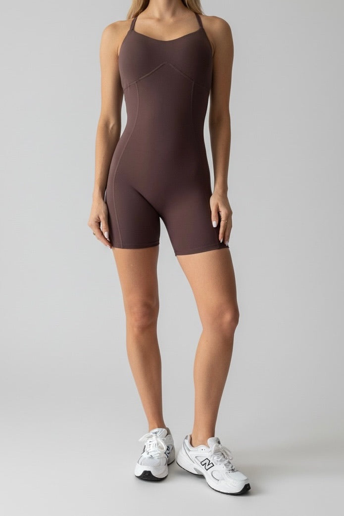 Jumpsuit biker 6 brown