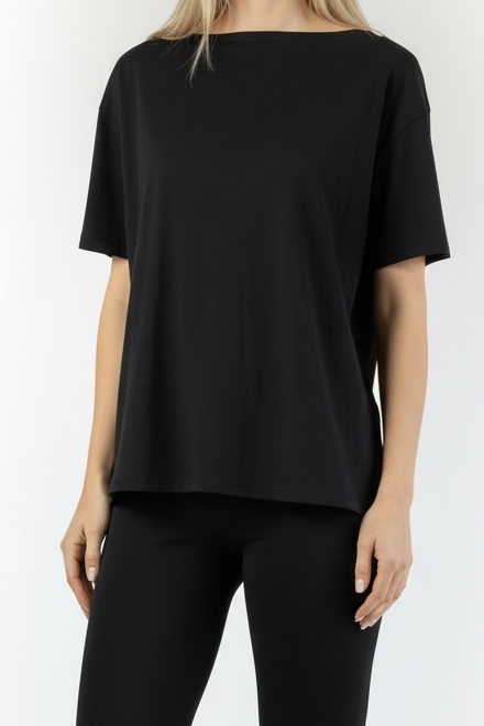 oversized basic shirt black