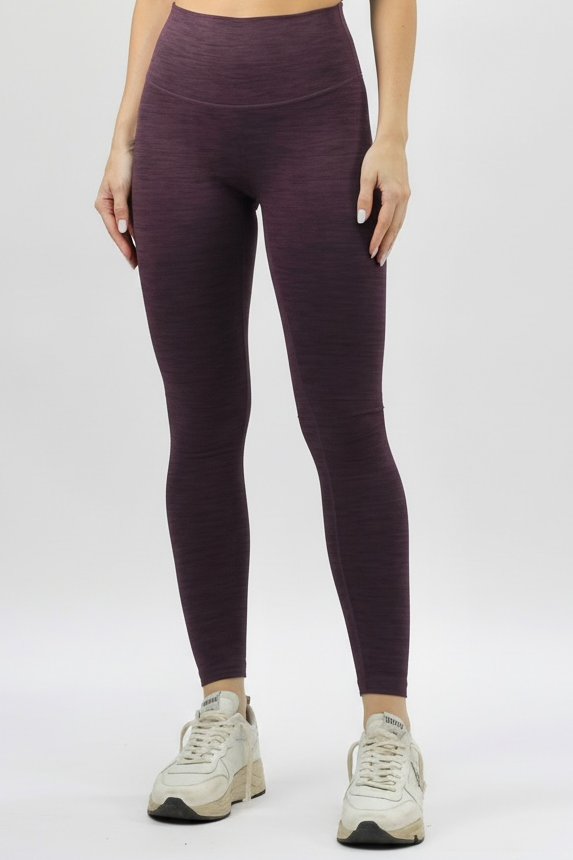 Stripe legging vino